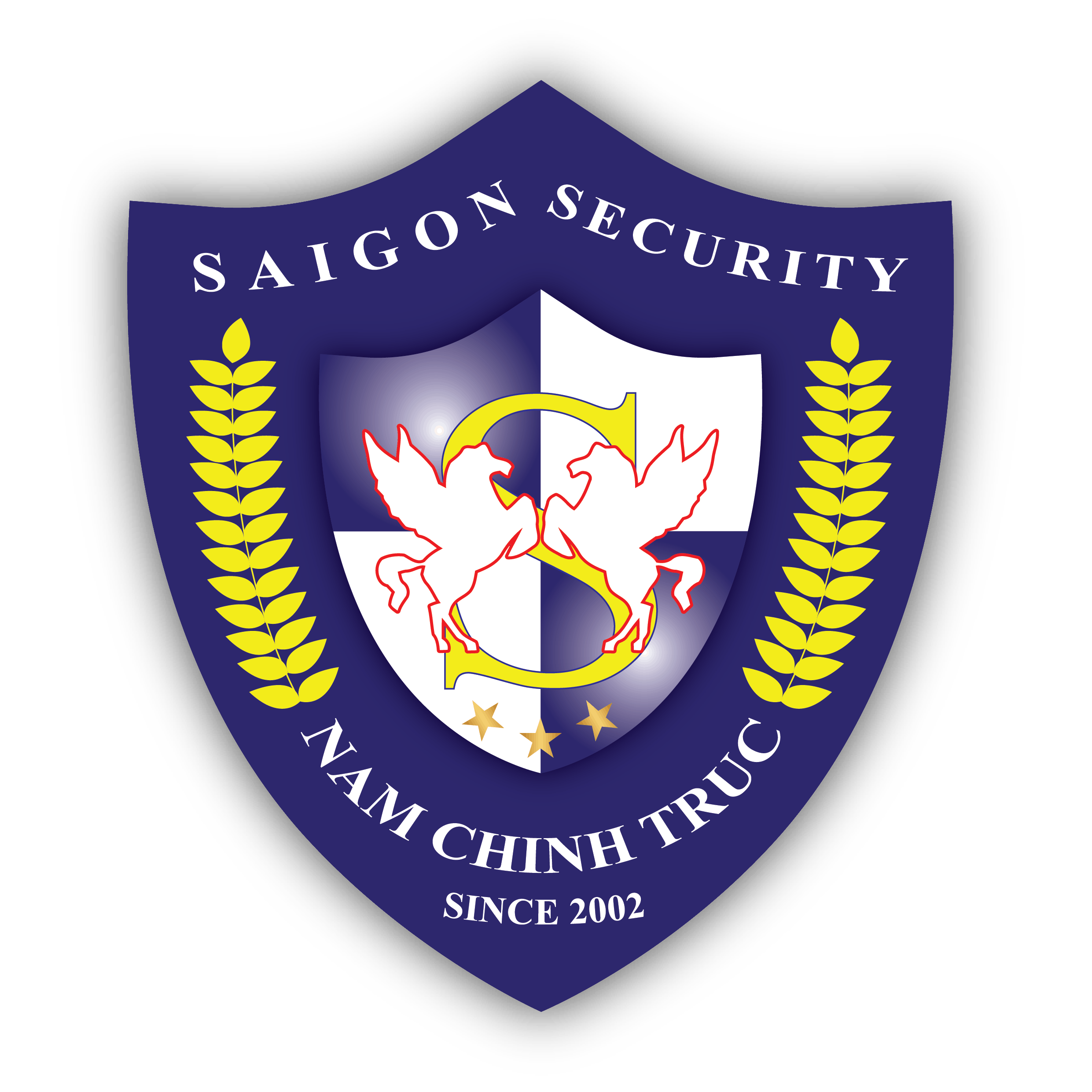 Phù hiệu công ty bảo vệ Saigon Security Nam Chính Trực